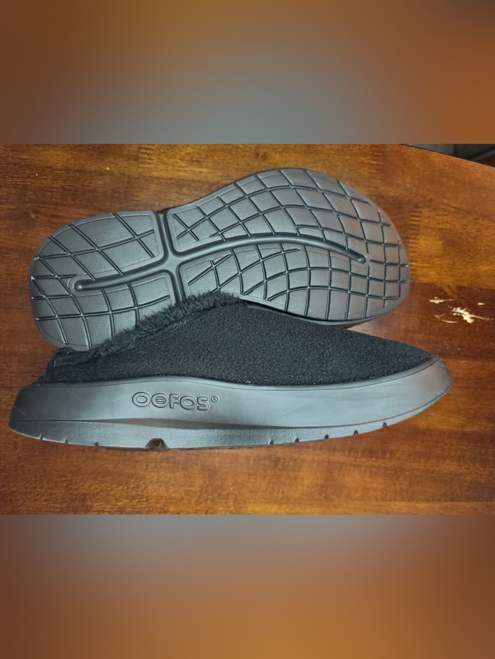 OOFOS OOcoozie Men’s 10 Mules Shoes Slides Sandals Slippers Slip Ons Black NEW - Picture 13 of 15